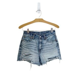 American Eagle Distressed Denim Shorts Size 4